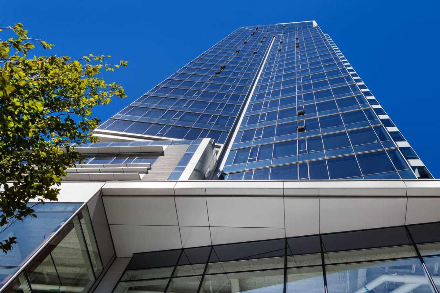 Modern Glass Tower — Eco-Green Cleaning Services account in Portland, OR